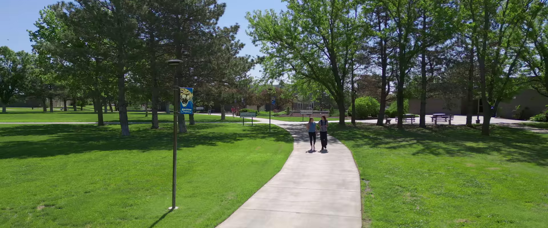 Students on campus